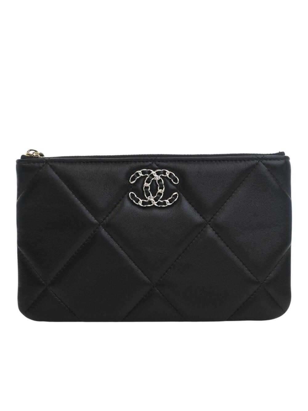 Chanel Small Lambskin 19 O Case Pouch #346371C12B